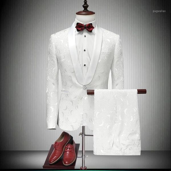 

italian men tailcoat white wedding suits for men groomsmen suits 2 pieces peaked lapel groom wedding dress1, White;black