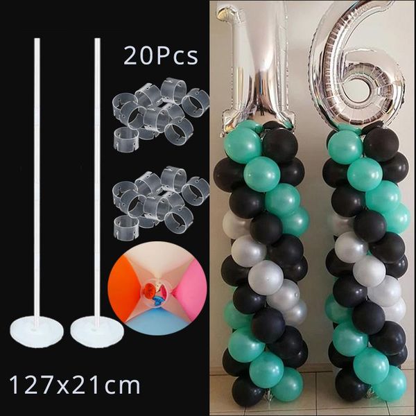 

balloons holder column stand clear plastic balloon stick birthday party decorations kids wedding balloons easter decor wmtdzj infant2005