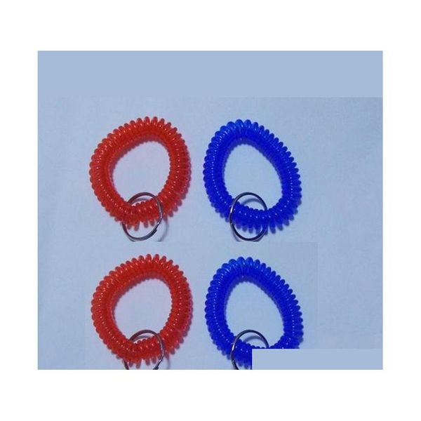 

colorful coil key ring plastic spiral coil qylnpj lipper