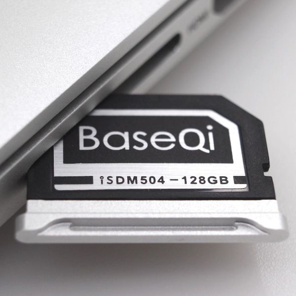 

baseqi 503msv 128gb aluminum alloy micro sd memory card for macbook pro retina 15 inch lap