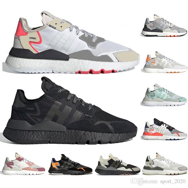 

with socks 2019 men women shoes mens trainers nite jogger white grey red triple black trace pink sports sneakers size 36-45