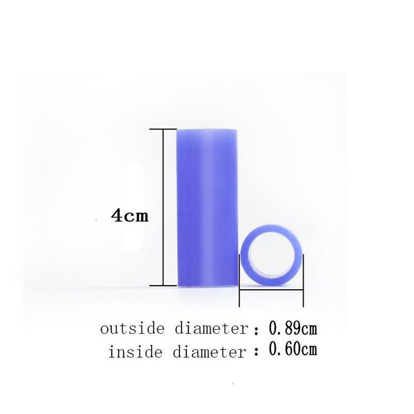 

6mm 2019 diameter silicone tips stainless for steel straws 8 colors reusable straw cover prevent tooth impact free