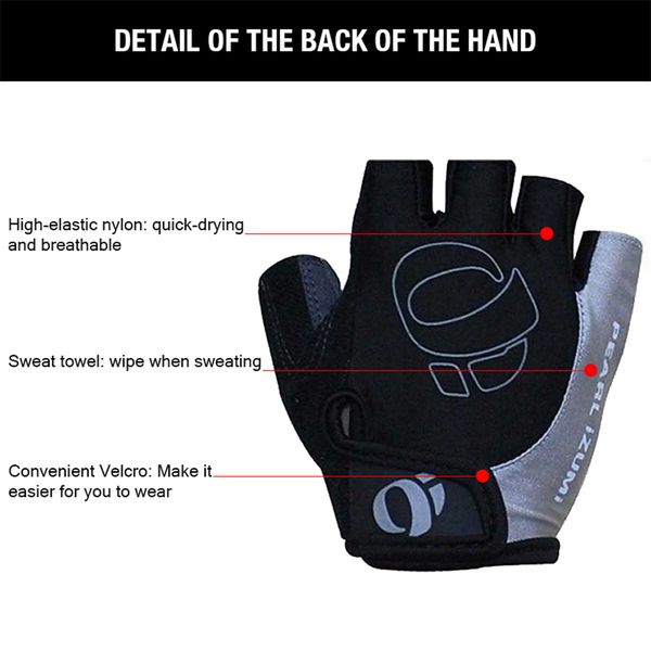

new mountain bike half short finger cycling anti-slip anti-sweat gel bicycle riding gloves anti shock, Blue;gray