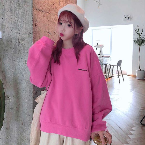 

2020 new style barbie powder sweater for female middle school students, Black