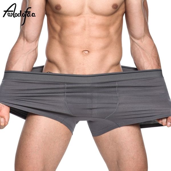 

4pcs/lot male panties sell new quality men's boxers shorts mr spring cotton loose large extra plus size fat underwears 6xl t200620, Black;white