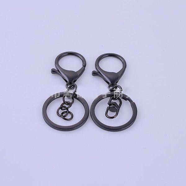 

30pcs lot lobster clasp and iron ring nickel lobster buckle diy for tassel small component pendant decoration h bbyurm
