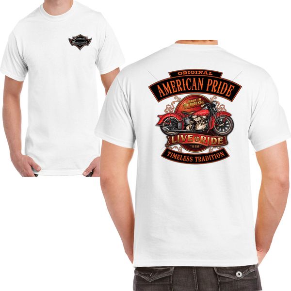 

sport 2019 summer tee shirt biker t shirt american motorbike biker live to ride funny bobber chopper 109 custom t-shirt