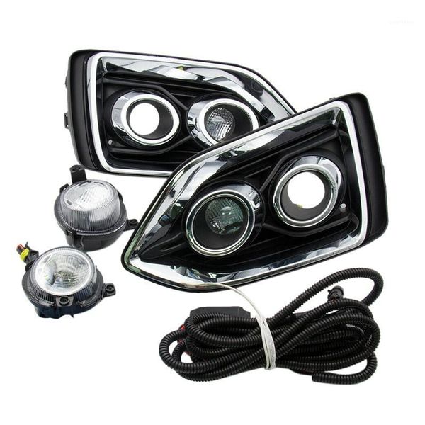 

led drl fog light daytime running lights for accent verna solaris 2018+1