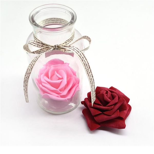 

8cm foam flowers artificial rose wedding mariage decoraiton 30pcs fake flowers for decor bridal bouquet acc bbyzzy