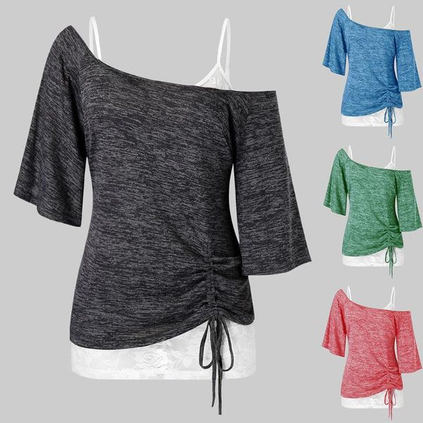 

women short sleeve shirt women fashion woman blouses 2021 off shoulder solid blouse shirt clothing female #t1g, White