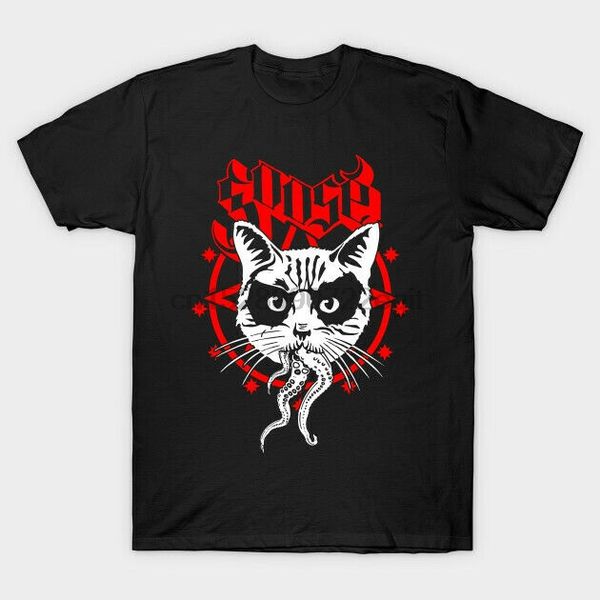 

new black metal cat мужчины классического размера t-shirt s-2 спорт толстовка с капюшоном толстовка