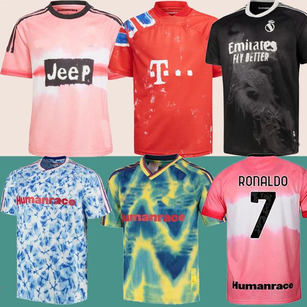

20 21 реал madrid hrfc футбол джетки арсен манчестер man united utd x pharrell williams humanrace bayern munich cavani рубашки, Black;yellow