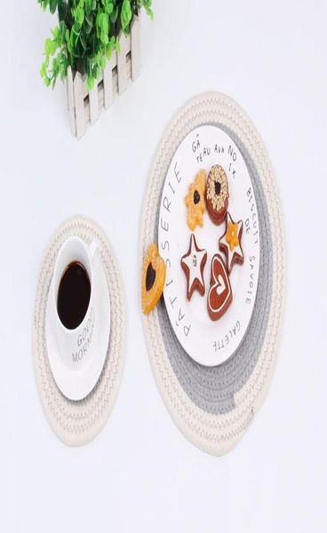 

home mat design table insulation pad round placemats cotton table mats kitchen accessories decoration home pad coaster wmttun bdesybag