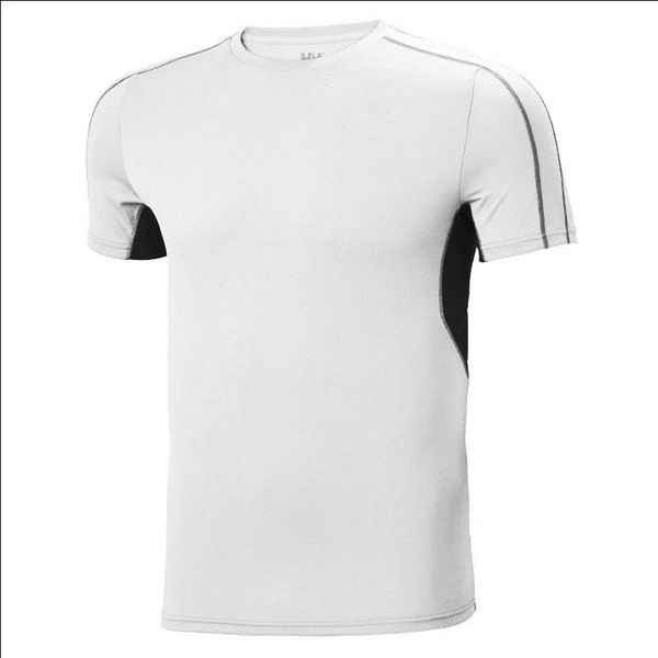

summer light board shirt white t-shirt short-sleeved, Black;yellow