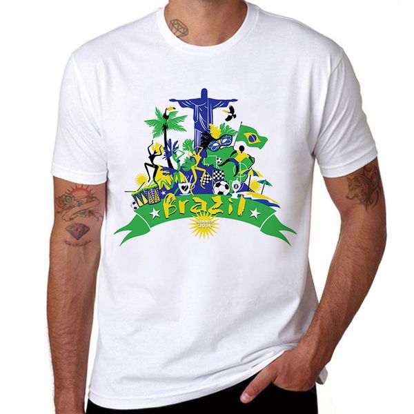 

new we love brazil printed cotton vintage cute short sleeve slim fit hoodie designers t shirts sweatshirt