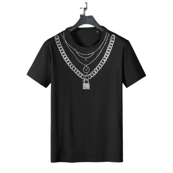 

summer womens designer mens t shirt casual short sleeve pure cottonn 100% fashion tshirt with letter embroidery size m-4xl @77, White;black