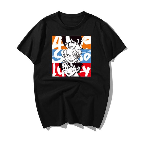 

new one piece t shirt men monkey d luffy t shirts summer men short sleeve anime zoro ace law t-shirt tee sport hooded sweatshirt hoodie
