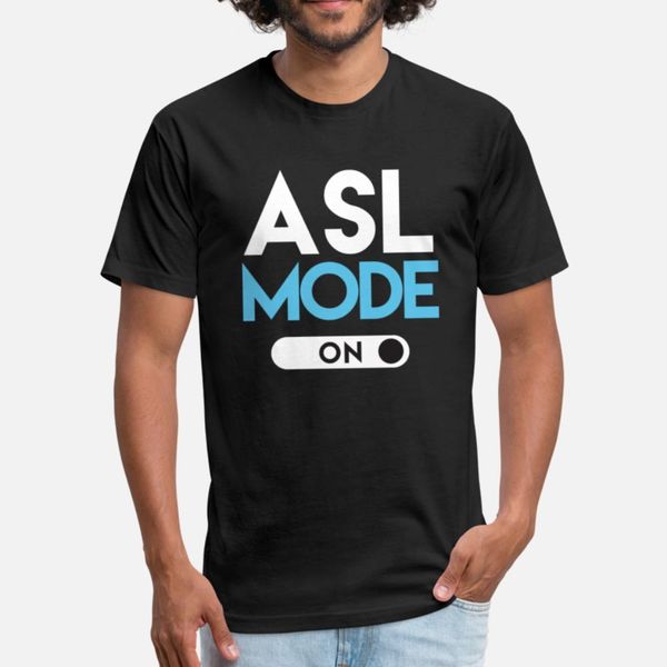 

asl mode on designers graphic t shirt comic lovely slim fit tracksuit hoodie sweatshirt