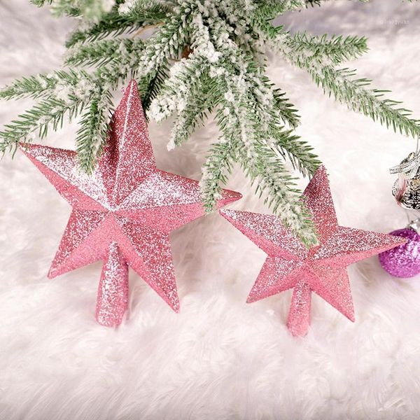 

glittering star christmas tree ers shatterproof plastic festive decor ornament gift1