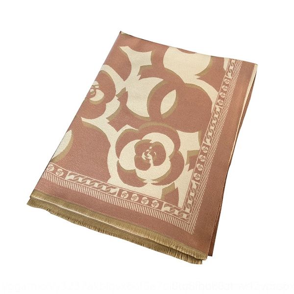 

h653 hole no scarf colours double crepe 100silk women square black beige 04, Black;white