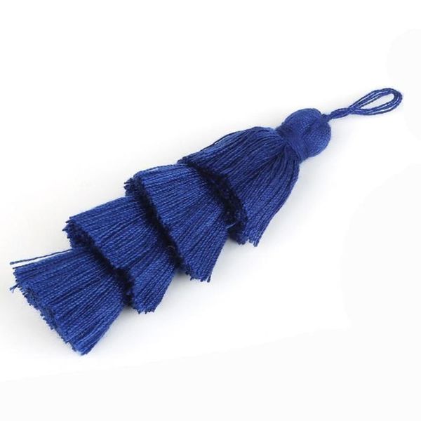 

1pc 4 layers polyester cotton tassel trim 8cm silk tassels for home wedding decoration diy sewing curtains accessories h qylvgx