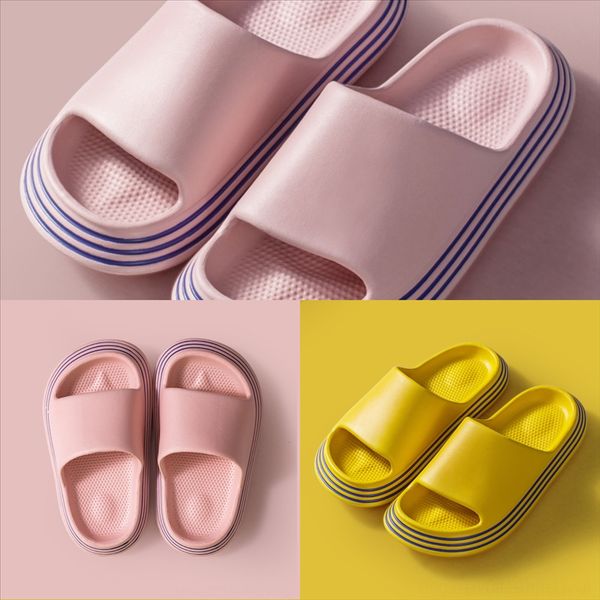 

ruw mens slippers fashion male casual slides non-slip design soft flip shoes bedroom slipper breathable beach bathroom flops, Black