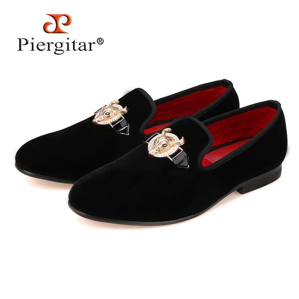

2020 new arrival men velvet shoes with tau buckle men smoking slipper fashion prom and banquet loafers flats size us 4-17, Black
