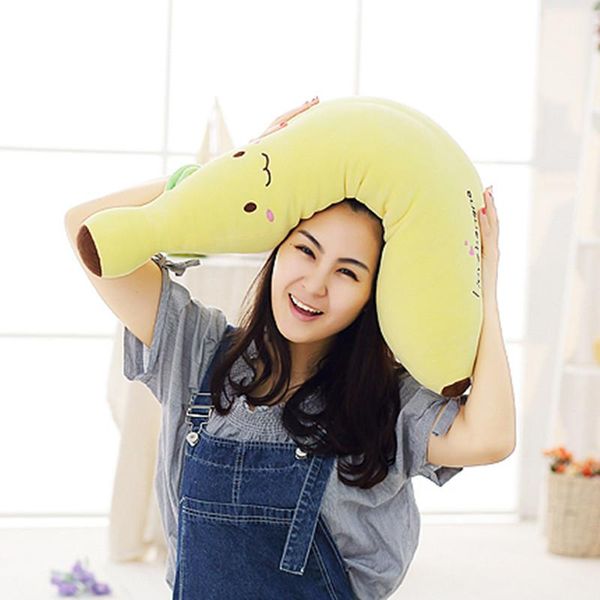 

1pc soft kawaii plush pillow stuffed banana toy sleeping pillow can be used as boyfriend for girls wmtiej mywjqq