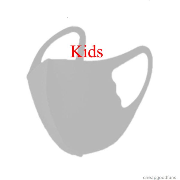 

u designer fashion face masks kids ice silk proof children anti dust washable mask sunscreen thin breathable facemask 7u
