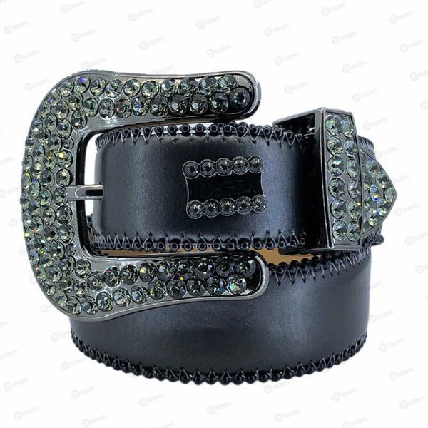 

2021 designer belt bb simon belts for men women shiny diamond belt black, Black;brown