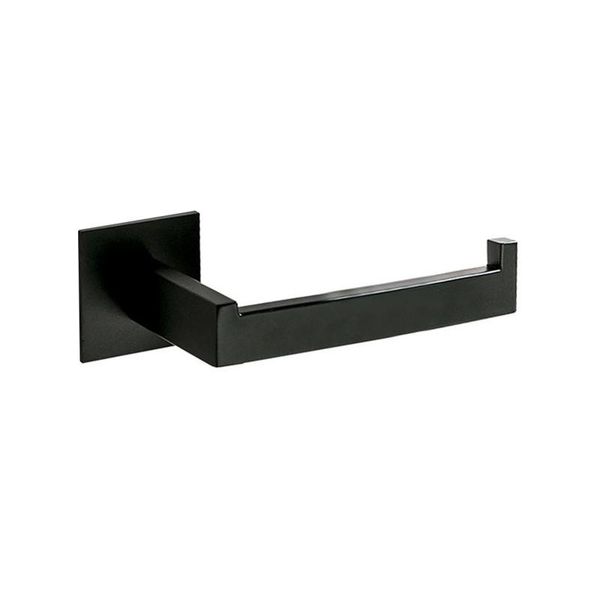 

auswind stainless steel black towel paper holder adhesive towel bar rack bathroom hook punching bathroom set accessories bbyfkj
