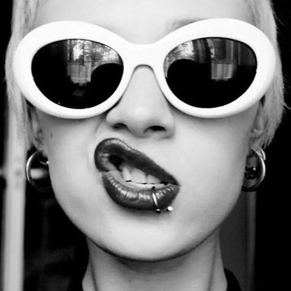 

clout goggles nirvana kurt cobain round sunglasses for women men brand designer retro sun glasses uv400 ey