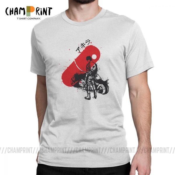 

sport red sun akira men t shirt kaneda japanese anime vintage tees short sleeve o neck t-shirt cotton unique clothing