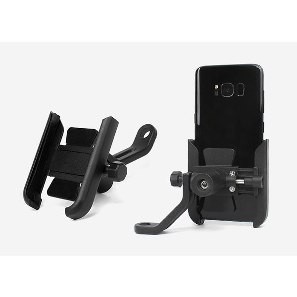 

360 degree universal mobile metal bike motorcycle motorbike mirror handlebar smart phone holder stand mount