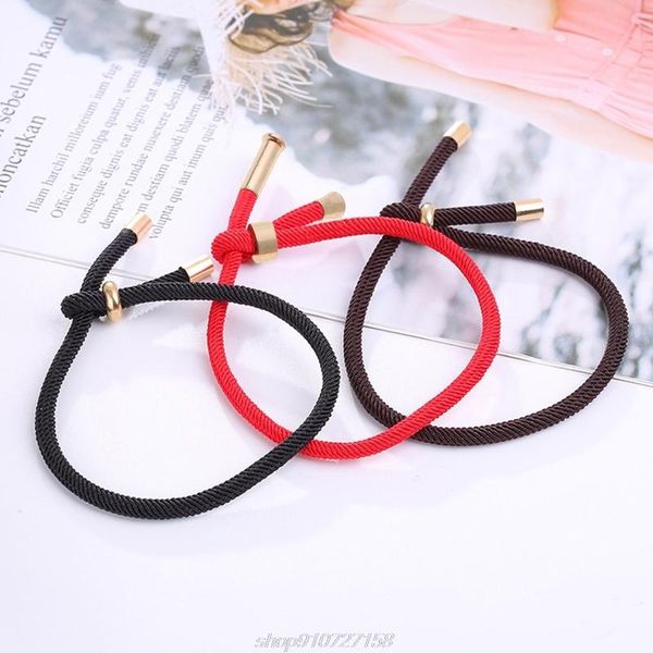 

3 colors blank beading braided string bracelets adjustable lucky kabbalah red string bracelets jewelry d25 20 dropship, Golden;silver