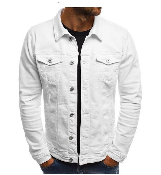 

new fashion designer mens slim denim jacket solid male jean jackets men cowboy outwear clothing hip hop streetwear