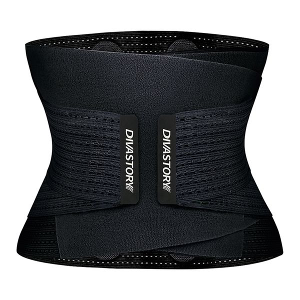 Burvio Neoprene Sweat Treinador Fitness Fitness Cinto Thermo Corpo Shaper Trimmer Cintura Cincher Wrap Wrap Work Magro Shapewear LJ201210