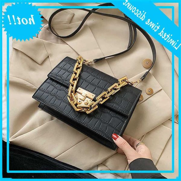 

thick chain small pu leather flap tasks for 2021 new branded trend women trending designer crossbody shoulder handbags