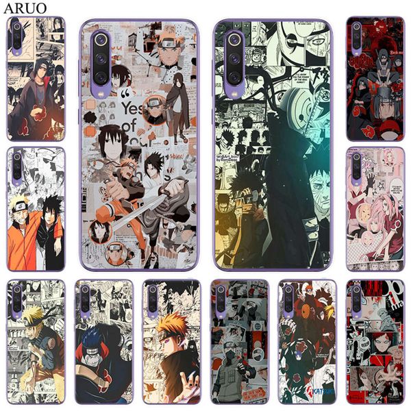 

the mobile phone is 10 super 10t cc9e 9-bit x3 9se a3 note10 pro lite naruto kakashi assistant cartoon soft back cover