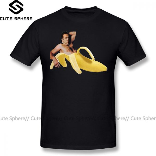 

sport mlg t shirt nicolas cage in a banana original yellow t-shirt short sleeve summer tee shirt fun graphic 5x 100 cotton mens tshirt