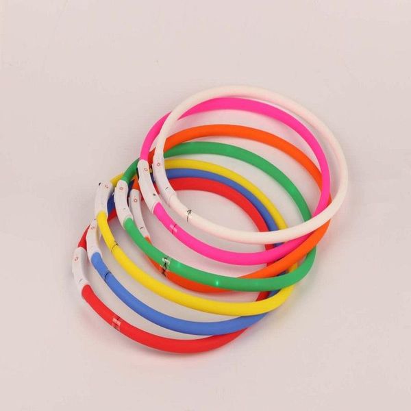 

pet waterproof usb rechargeable led dog collar night safety flashing pet supplies dog accessories for small dog led collar leash