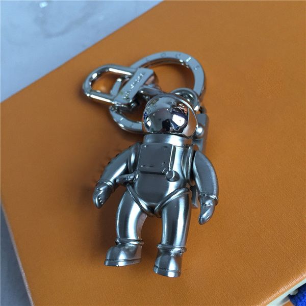 

2021 new original box luxury luggage key chain designer wallet pendant bag fashion key chain 001, Silver