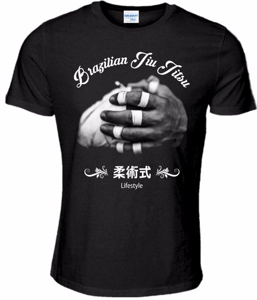 

fashion letter print casual bjj hands brazilian jiu jitsu martial artser tee trainer printed hooded sweatshirt hoodie men t shirt