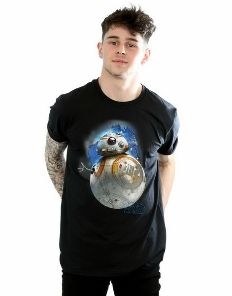 

men's the last jedi bb-8 brushed t-shirt new fashion tee shirt sport hooded sweatshirt hoodie
