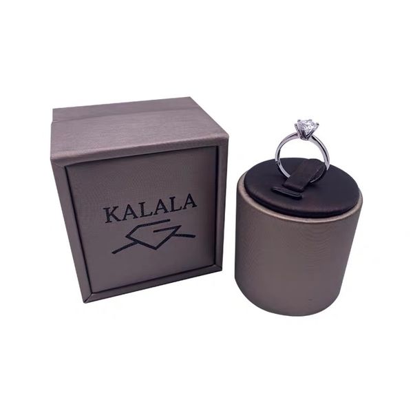 

925 sterling silver 1ct 2ct 3ct classic style diamond jewelry moissanite wedding party anniversary ring for women y200321, Slivery;golden