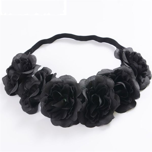 

new simulation flower headband 12 colors christmas halloween headband wreath european and american headdress 131 k2