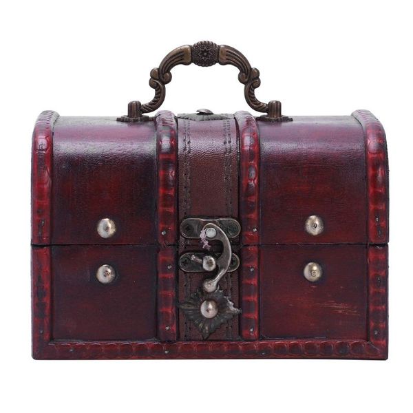 

multi vintage jewelry necklace bracelet gifts box storage organizer wooden cases size:16*11.5*10.2cm types:types 2, Pink;blue