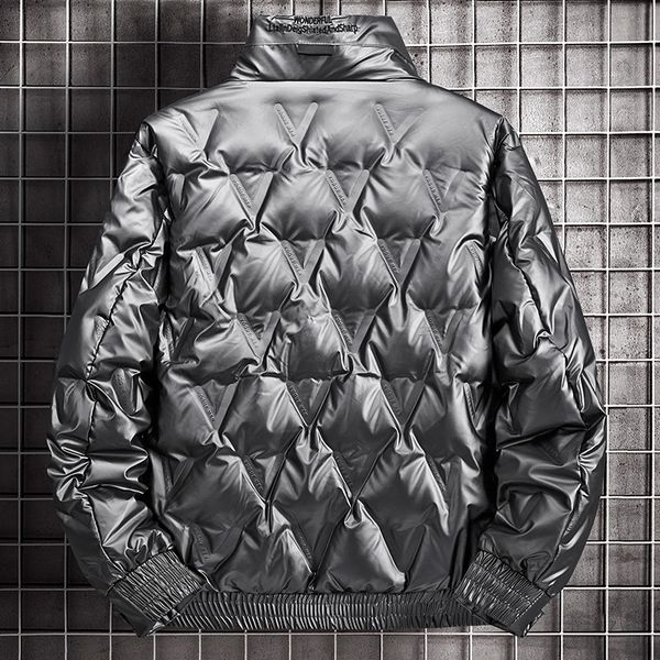 

mens dowm parka fashion new mens winter jackets parka men thick warm parkas casual men letter embroidery windbreaker coat size m-5xl, Black