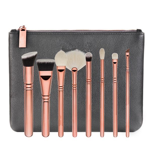 

makeup brushes 8pcs brush set beginner beauty complete foundation eye shadow msq