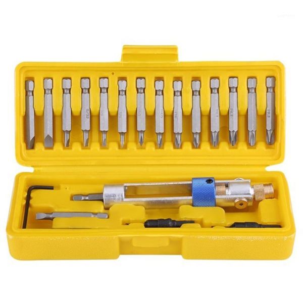 

new 20-drive pc drill multi-function screwdriver set upgrade version 16 different types of head with counterdrill1